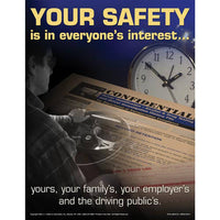 JJ Keller CMV Driver Basics Training Program - Awareness Poster