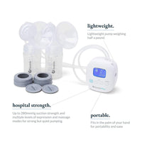 Ameda Mya Portable Hospital Strength Electric Breast Pump with Small Tote and Accessories