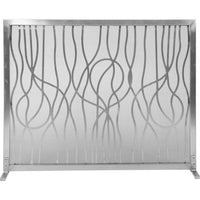 Dagan Modern Abstract Design Stainless Steel Panel Screen