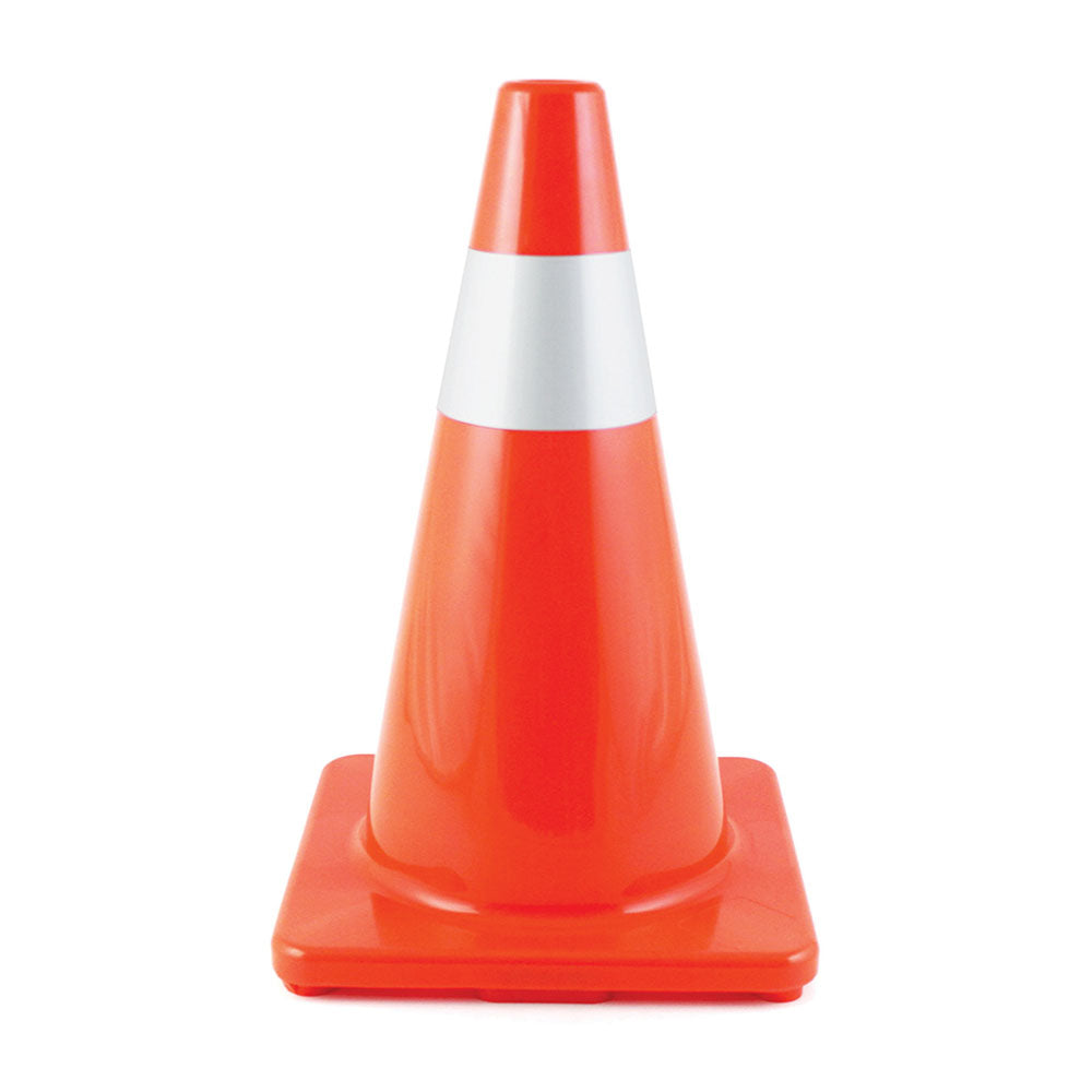 MayDay 18" High-Visibility PVC Traffic Cone for Safety and Traffic Control