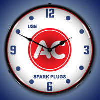 Use AC Spark Plugs 14" LED Wall Clock