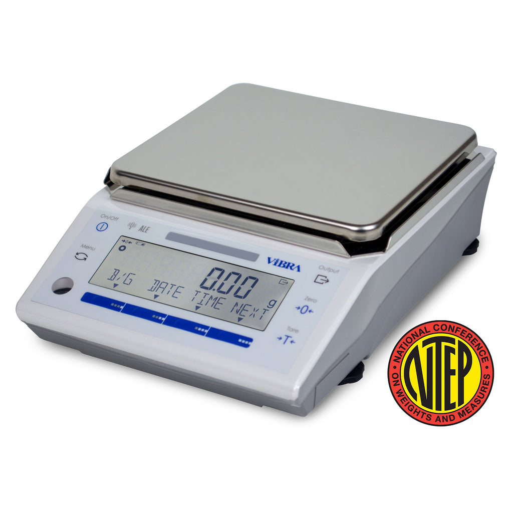Vibra ALE-1502 Precision Balance – 1500 g x 0.01 g NTEP Class II Legal-for-Trade Scale