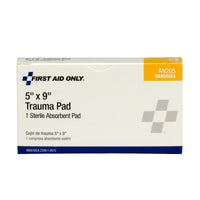 First Aid Only 5" x 9" Trauma Pad, 1 Per Box
