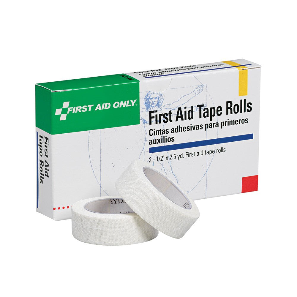 First Aid Only 1/2" x 2.5 Yd. First Aid Tape, 2 Count Box