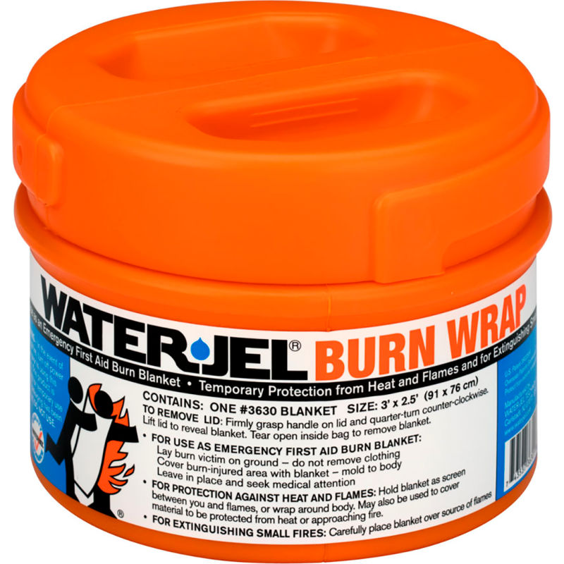 First Aid Only WaterJel Burn Wrap Canister, 36" x 30"