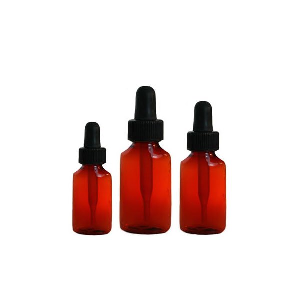 Jorgensen Labs J1205B Amber Plastic Dropper Bottle 1 Oz Pack of 12