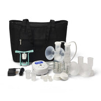 Ameda Mya Joy Double Electric Breast Pump with Large Tote and Accessories