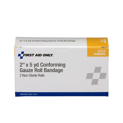 First Aid Only 2"x 5 yd. Conforming Gauze Roll, 2 Per Box