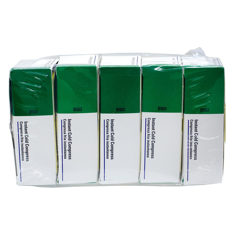 First Aid Only 4" x 5" Instant Cold Compress, 5 Per Box