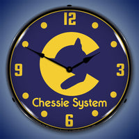 Chessie System Railroad 14" LED Wall Clock