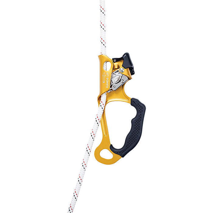 PMI Beal Hands Up Ascender | Ergonomic Handled Rope Clamp for Professional Ascents