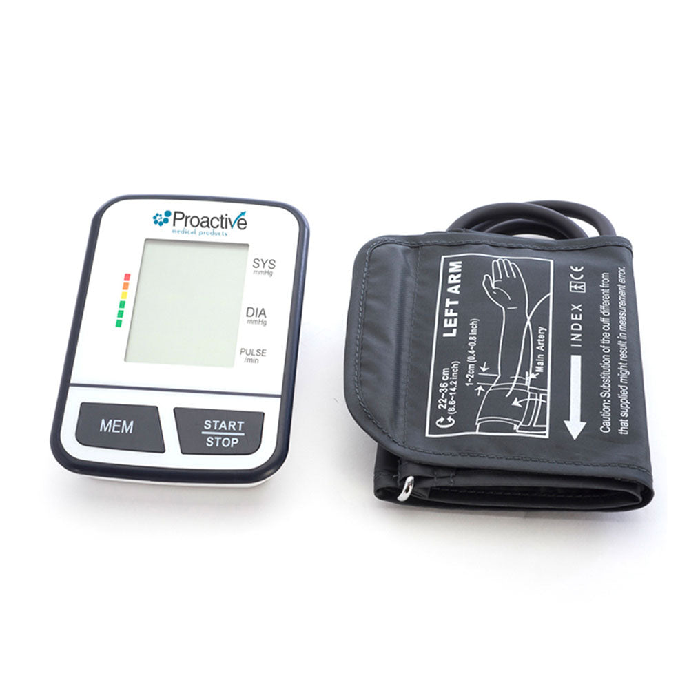 Proactive Medical Protekt-BP Upper Arm Blood Pressure Monitor with Digital Diagnostic Pulse Reading