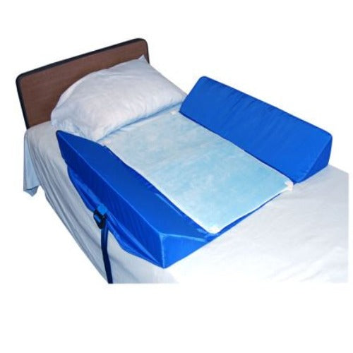 Skil-Care 30-Degree Bed Support Bolster System – Pressure-Ulcer Prevention Positioning Set with Low-Friction Nylon Base Pad (32"L x 34"W x 6"H)