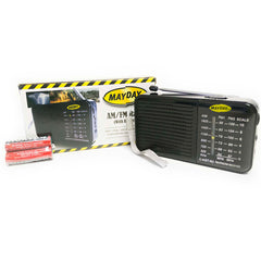 MayDay AM/FM Radio with Batteries