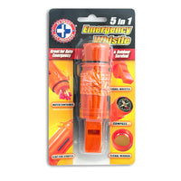 5-in-1 Survival Whistle (20-Pack)