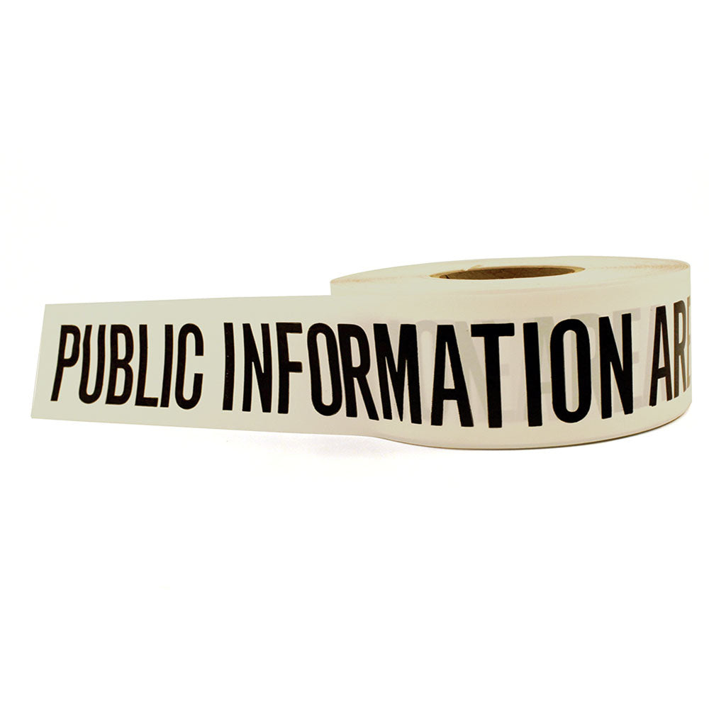 MayDay Public Information Area Barricade Tape - High-Visibility Safety Barrier