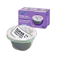 Carebag Commode Liner with Super Absorbent Pad