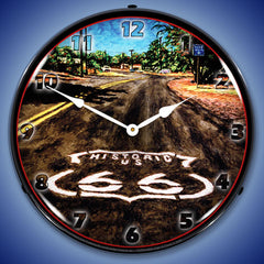 The Mother Road 14" LED Wall Clock