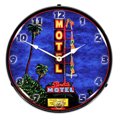 Diving Lady 14" LED Wall Clock