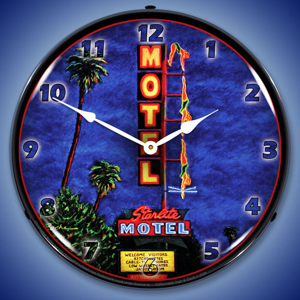 Diving Lady 14" LED Wall Clock