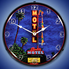 Diving Lady 14" LED Wall Clock