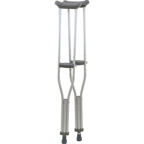 Compass Health ProBasics Aluminum Underarm Crutches – Lightweight Support for Safe Home Mobility