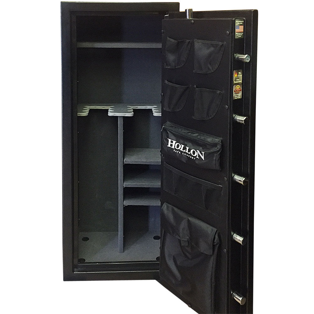 Hollon Safe Crescent Shield CS-12E 12-Gun Fireproof Security Safe