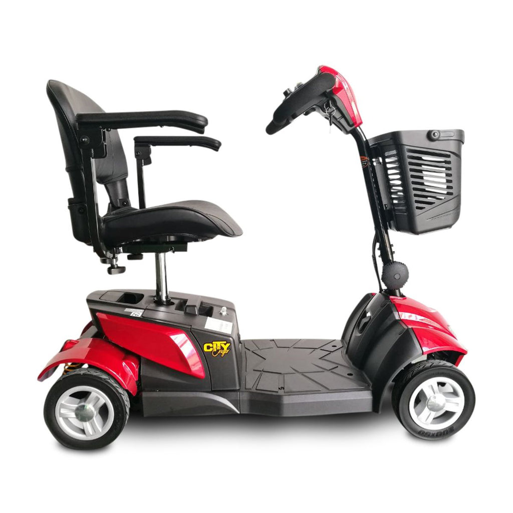 EV Rider CityCruzer 4-Wheel Transportable Mobility Scooter with 12V 12AH SLA Battery Type
