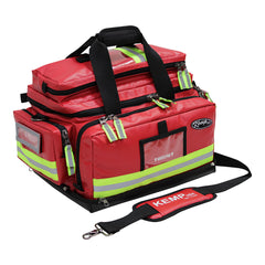 Kemp USA Red Tarpaulin Fluid-Resistant Large Trauma Bag