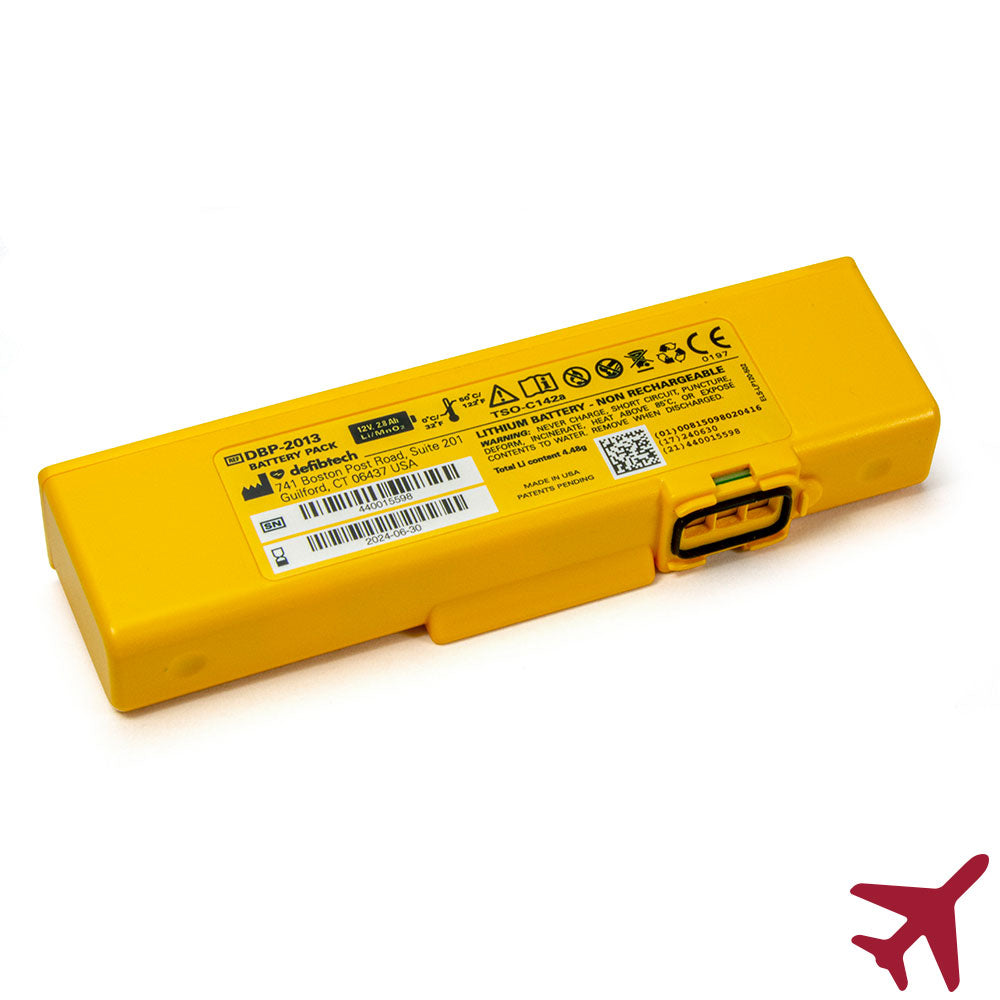 Defibtech Lifeline 4-year Aviation Battery for VIEW/ECG/PRO AEDs