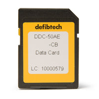 Defibtech Lifeline or Lifeline AUTO AED Data Card with Audio Recording