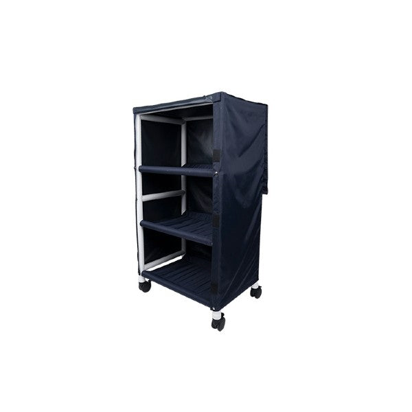 Mor-Medical Single-Compartment Hamper Cart with Hands-Free Lid