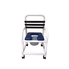 Mor-Medical 18" Deluxe New Era Hygienic Access Shower Commode Chair, 310 lb. Capacity