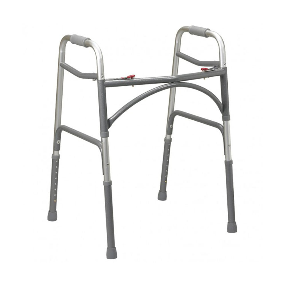 Drive Medical 10220 Bariatric Heavy Duty Folding Walker | 600 lbs. Capacity Mobility Support