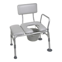 Drive Medical Bariatric Tub Transfer Bench with Padded Seat