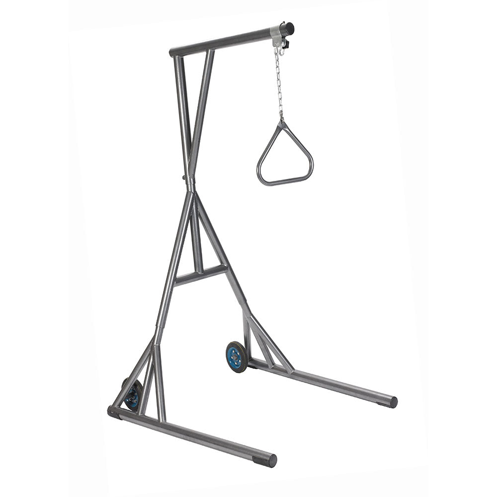Drive Medical 13049W Bariatric Free-Standing Wheeled Trapeze | 1,000 lbs. Capacity Mobility Aid