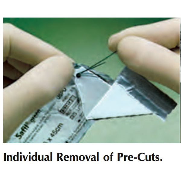 Jorgensen Labs Braunamid Suture | 3/8 Circle Reverse Cutting 30mm Needle (2-0)