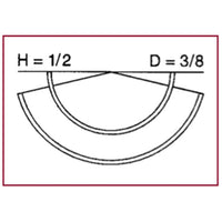Jorgensen Labs Braunamid with Needle, 3/8 Circle, Reverse Cutting, 30mm L, 2/0 (Pack of 12)