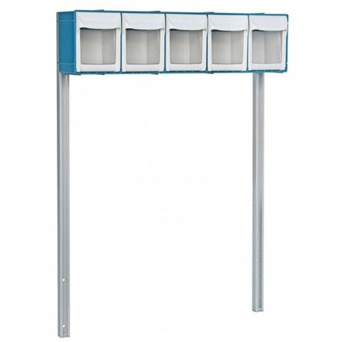 DETECTO 5-Bin Organizer with Accessory Bridge