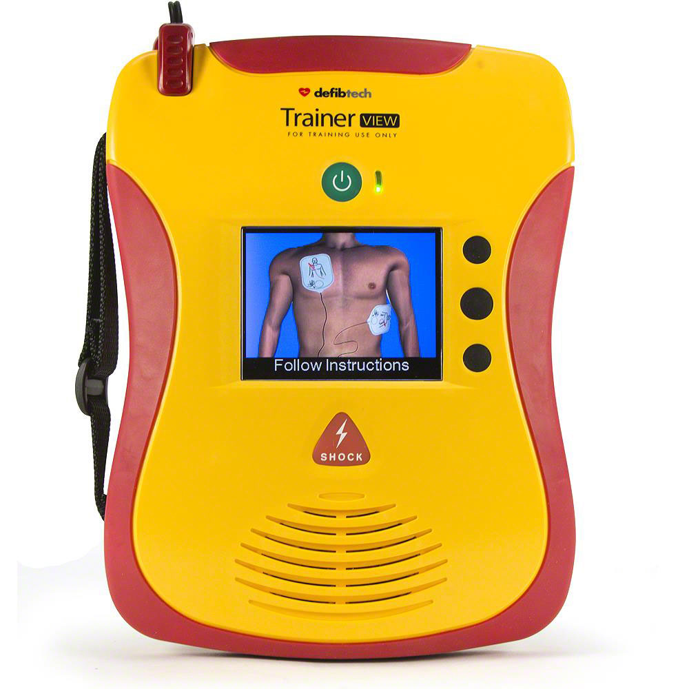 Defibtech Lifeline VIEW AED Trainer | High-Fidelity Video-Guided Simulation Unit