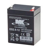 MK Battery 12V 2.9 Ah Small Sealed Lead-Acid