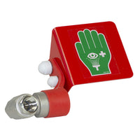 Justrite Replacement 1/2" Valve And Push Plate Kit For Hughes Eye/Facewash Stations