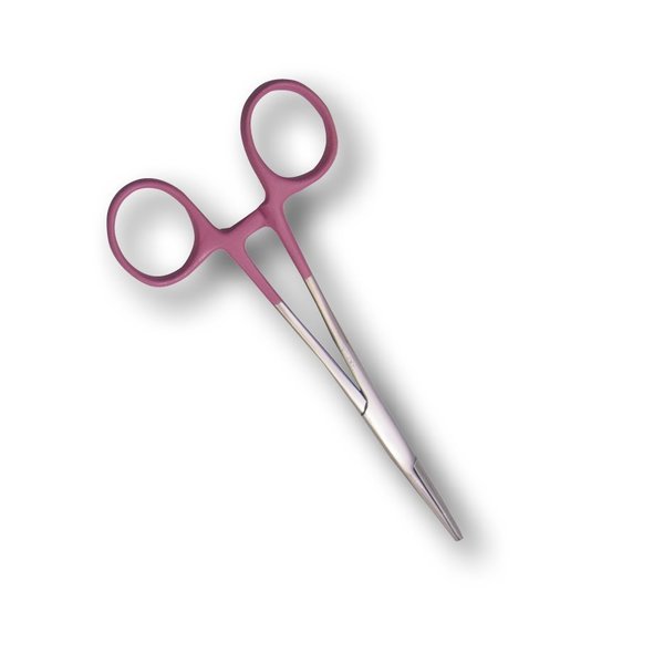 EMI 5.5" Think Pink Kelly Forceps - Straight