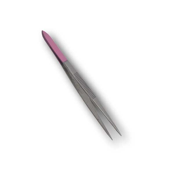 EMI 4.5" Think Pink Splinter Forceps - Precision Stainless Steel Medical Tool