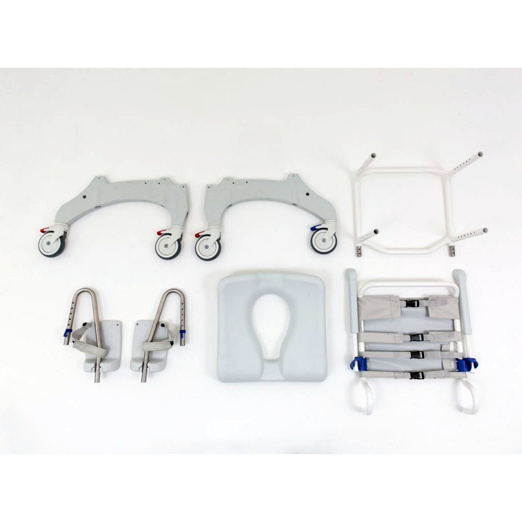 Aquatec ERGO SPXL Bariatric Self-Propelled Shower Commode Chair