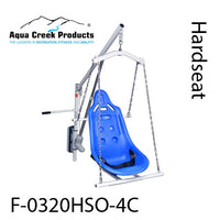 Aqua Creek Hard Seat and 4 Point Hanger Bar for Ez Pool Lift