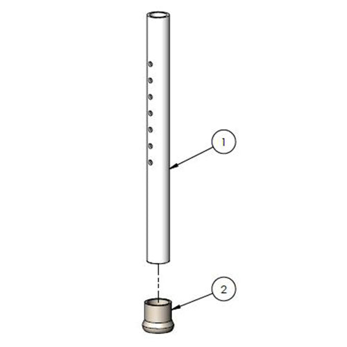 Aqua Creek PVC Swim Platform Extension Legs