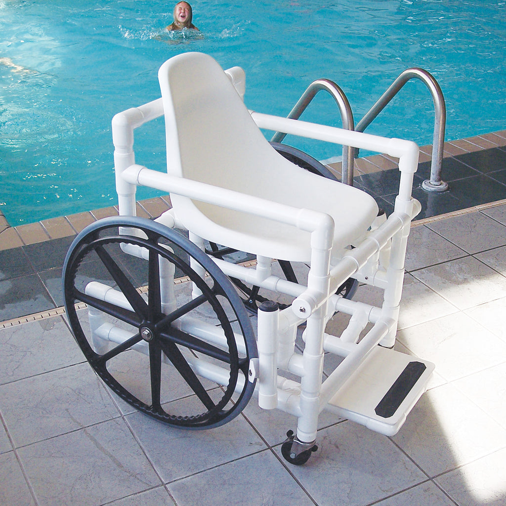 Aqua Creek PVC Pool Access Chairs | ADA-Compliant Water-Submersible Mobility Systems