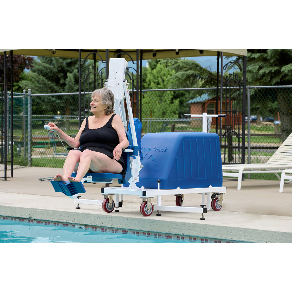 Aqua Creek Mighty Voyager | Portable ADA-Compliant 325 lb Capacity Pool Lift