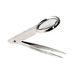 Jorgensen Labs Splinter Forceps with Magnifier